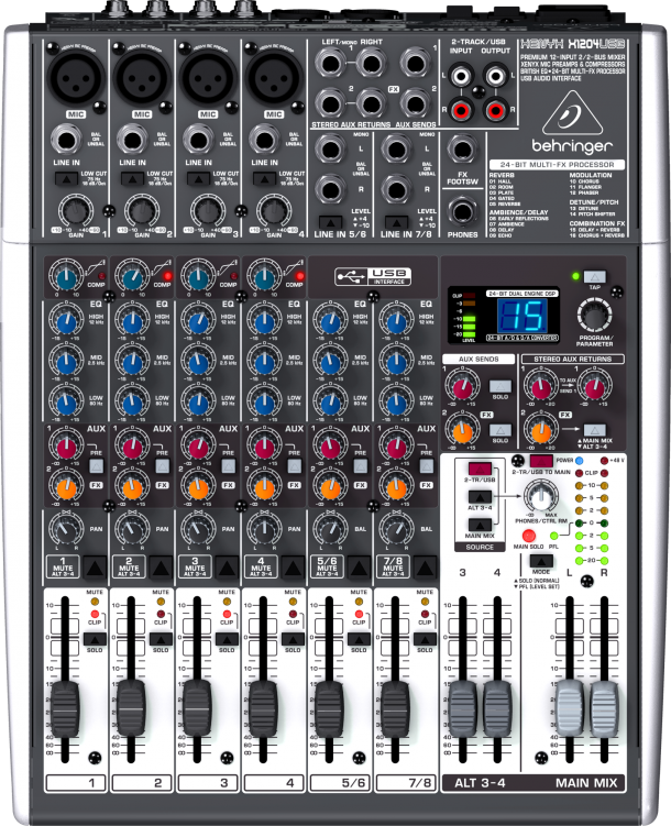 Behringer XENYX X1204USB Top